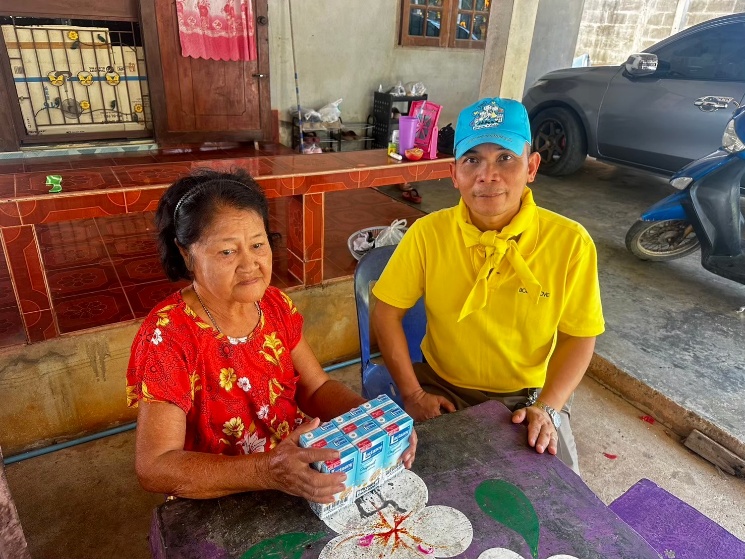 ข้าราชการตำรวจจิตอาสา สภ.น้ำเป็น ร่วมกิจกรรมลงพื้นที่เยี่ยมเยือนประชาชน